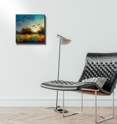 Sun-kissed Fields of Wheat Wrapped Canvas